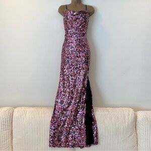 Sequin Evening Gown